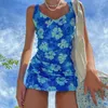 Casual Dresses Fashion Print Cut-Out Dress for Women Elegant Club Party Backless Sleeveless BodyCon Vestido Summer Beach
