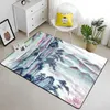 Carpets Chinese Painting HD Print Area Rug Kid Bedroom Game Floor Mat Soft Flannel Room Play Carpets for Living RoomYoga Mat Gift Decor R230717