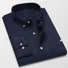 Overhemden voor heren 5XL 4XL Bamboevezel Elastisch Formeel Zakelijk Voor Heren Grote maat Casual Slim Fit Lange mouw