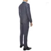 Costumes pour hommes sur mesure hommes gris Slim Fit marié Tuxedos 2023 garçons d'honneur bal de mariage (veste pantalon)