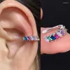 Backs Earrings 1Pcs Earcuff Leaf Stars Clip Fake Piercing Ear Cuff Without Hole Clips On Ears Earring Star Cartilage