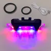 Cycling 5 LED USB Rechargeable mountain Bike Tail Warning Light Rear Safety Lamp Cycling Bicycle Reflector lights 4 Mode taillight accessaries