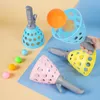 Novel Games Childrens Puzzle Throwing Catapult Ball Parentchild Interaktion Klass Fun Elastic Boy and Girl Double Sports Toys 230617