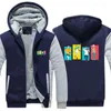 Jaquetas masculinas Jujutsu Kaisen Gojo Satoru Lazer Hoodies Jaqueta Masculina de lã grossa Quente Casaco com zíper Moletom Masculino Roupas grandes Euro