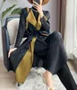 Robe plissée luxe 2023 nouveau ISSEY mode manteau plissé femmes Cardigan mode Trench robe