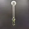 Einzigartige 30-mm-Kugelglas-Ölbrennerpfeife Bunte männliche Penisdicke Pyrex-Räucherpfeifen Teststrohhalmrohrbrenner für Wasserbong-Zubehör