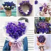 Dried Flowers Natural Forget Me Not Flower Fall Home Decor Balcony Fresh Bouquet Garden Wedding Bench Decorative Materials 230717