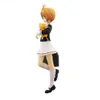 Anime Manga Qwiooe Original Genuíno 17 cm Uniforme Colegial Figura Coleção PVC Modelo Brinquedos Para Namorada Presente L230717