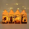 Halloween Decoration Portable LED Pumpkin Lanterns Witch Lamp Spooky Lights for Indoor Outdoor Use XBJK2307