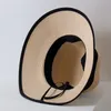 Wide Brim Hats Bucket Hats Wide Brim Bucket Hat Handmade Dome Ribbon Band Sun Hat for Women Summer Sun Cloche Hat Foldable Straw Hat Woven Hemp Fedora Hat 230717