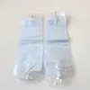 30pcs lot 20inch-24inch plastic pvc bags for packing hair extension transparent packaging bags with Button291j