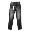 Purple Jeans Designer Ksubi Exclusive Rätt version Brand Elastic Casual Long Men's Summer Ny storlek 30-32-34-36-38
