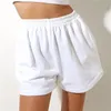 Shorts de survêtement décontractés d'été pour femmes couleur unie taille haute élastique pantalons de survêtement amples entraînement Fitness course Yoga pantalons de sport 230718