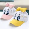 Casquettes de baseball mignon enfants filles casquette de Baseball marque décontractée réglable maille chapeau Snapback os bébé princesse visière