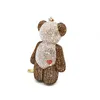 Borse da sera SMALL Borsa da donna da sposa da donna Borsa da sera da donna con diamanti di lusso in cristallo carino Teddy Raccoon bear Borse Grizzly 230718