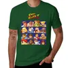 Herr Polos Street Fighter II Select Character T-shirt Estetiska kläder snabbtorkande grafiska t-skjortor för män bomull