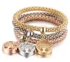 3 stks/set Elastische Kristallen Armband Diamanten Hart Kroon Levensboom Schedel Vlinder Bedelarmband Bangle Manchet Sets Sieraden Epacket Schip