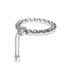 Bracelet de perles rondes de conception unique de mode pour les couples Bracelet en acier au titane de haute qualité Tendance correspondant à l'approvisionnement NRJ267a