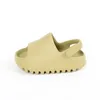 Neonati Pantofole per bambini Toddlers Designer Slide EVA per ragazzi Grils Sandali comodi Glow Green Fuliggine Onyx Black Bone Resin Desert Sand Scivoli in schiuma pura sizeEur23-35