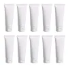 15 ml 20 ml 30 ml 50 ml 100 ml Witte Lege Hervulbare Plastic Zachte Cosmetische Sample Flessen Potten reizen Containers voor Lotion Douche