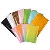 Matt color Resealable Zip Mylar Bag Food Storage Aluminum Foil Bags plastic Smell Proof pouch in stock Household Accessories Bag