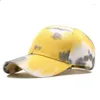 Bal Caps 2023 Tie Dye Mode Baseball Cap Mannen Vizieren Hip Hop Pet Femme Hoeden Voor Vrouwen Chapeau Gorras Hombre homme Gorra