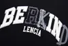 BLCG LENCIA T-shirt estive High Street stile hip-hop 100% cotone qualità uomo e donna maniche lunghe magliette larghe magliette oversize 23252