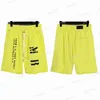 Designer Fashion Casual Clothing A miri Shorts Crack Letter Printed Shorts Trendy Mens Loose Classic Letter Embroidered Tassel Drawstring Sports Amirs Shorts Blue