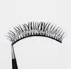 Handmade False Eyelashes Silver Glitter Sequins Thick Cross Slender Stage Performance Latin J230717