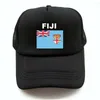 Ball Caps Fidschi Trucker Cap Sommer Männer Coole Flagge Land Hut Baseball Unisex Outdoor Mesh Net