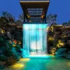 Other Event Party Supplies Acrylic Waterfall Lights Decor Water Curtain Wall Spout Outdoor Spa Swimming Pool Courtyard With Led Light Stacked 230717