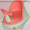 Bathing Tubs Seats Baby Bath Seat Portable Safety Anti Slip born Shower Chair With Backrest Suction Cups Care Washing Toys 230718