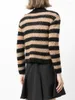 Femmes tricots femmes Vintage rayure alpaga tricot Cardigan Crochet à manches longues dames col en v simple boutonnage Slim Fit pull décontracté 2023
