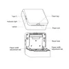 Máquina portátil para fazer etiquetas BT Impressora de adesivos de código QR Impressoras de código de barras Study 200DPI