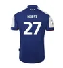 2023 2024 Ipswich Town Soccer Jerseys Burns Hirst # 27 Burns # 7 Broadhead # 33 Luongo # 25 Ball 12 Chaplin # 10 23 24 Maillot de football à domicile