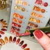 Nagellackgul guld reflekterande gel nial glitter färg uv led varn goak av för manikyr 230718