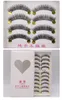 Fałszywe rzęsy Taiwan 10 par bawełniany nici miękkie łodygi naturalne gęste objętość dramatyczne na scenie 230617