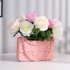 Bolsa Vaso Moda Criativa Sala de Estar Entrada Armário de TV Decoração Flores Secas e Vaso