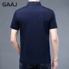 Men Polos Gaaj brand zip up polo shirt men thirt tshirt tops tops fit tee social zipper poloshirt man polos t chirts 230718