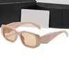 Najlepsze luksusowe okulary przeciwsłoneczne dla kobiet prostokątne okulary przeciwsłoneczne moda UV 400 UVA/UVB Ochrona podwójna rama belki Outdoor Design Design Sunglass