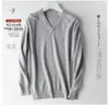 Mężczyzn Swetery Klasyczne pullover v SWARE SWEATER MĘŻCZYZN 2023 Zima zima kaszmirowa mieszanka Bawełna ciepłe ubrania jumper ciąg Homme Man Hombres 230718