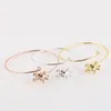 Bangle 3pcs/Lot Mix Color Lovely Cattle Head Shaped Fashion Adjustable Bangles Men And Women Jewelry