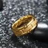 Pierścień męskiej ringu męskiego 8 mm biżuteria dla mężczyzn