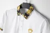 Дизайнерский отворотный лацкал с короткими рукавами мужская и женская новая летняя летняя рубашка для рубашки Повспа