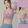 Lu Bra Summer Yoga Sports Bra for Woman Ladies Gym Fitness Workout Tops Push Up Seamless Women's Underwear Women Sportswear Bras Woman Lady