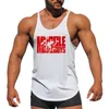 Débardeurs pour hommes Marque Vêtements Bodybuilding Gym Mens Back Top Vest Muscle Mode Sans Manches Stringer Singlets Fitness Workout Sports Shirt 230717