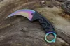 Offre spéciale C7145 CSGO Counter Strike Karambit Knife 3CR13MOV BLADE ABS Handle Claw Claw Criff