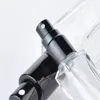 5 ml 1/6 unz długie wąskie perfumy Atomizer kwadratowy Kształt Pusta uzupełnienie przezroczyste szklane butelki sprayerowe natryskiwacze NWMDV