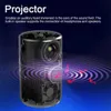 프로젝터 YT400 LED 모바일 폰 비디오 프로젝터 홈 시어터 영화 연주자 미니 스마트 폰 프로젝터 휴대용 클리어 프로젝터 X0811