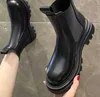 Nouveau été hiver Chelsea bottes femmes plate-forme ventiler chaussures noir blanc bottines pour femmes fourrure court gros gothique chaussures L230704